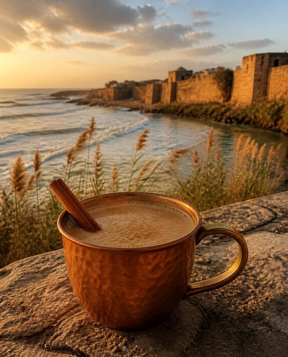 Chai latte adaptogène au reishi, Azemmour