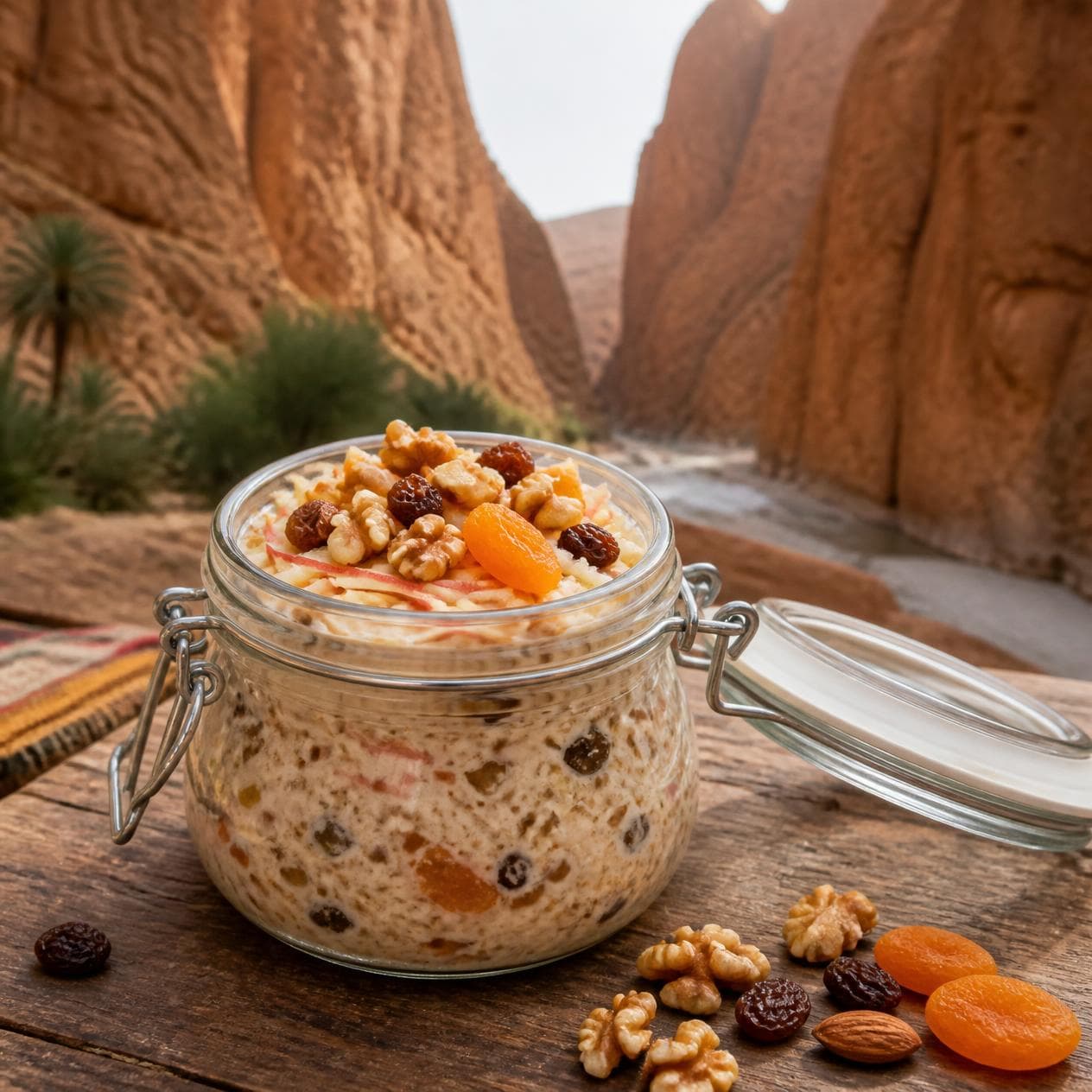 Spirulina Bircher Muesli, Todra Gorge