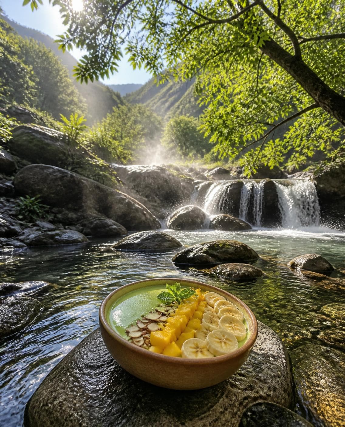 Green Mango Banana Bowl, Ourika Valley