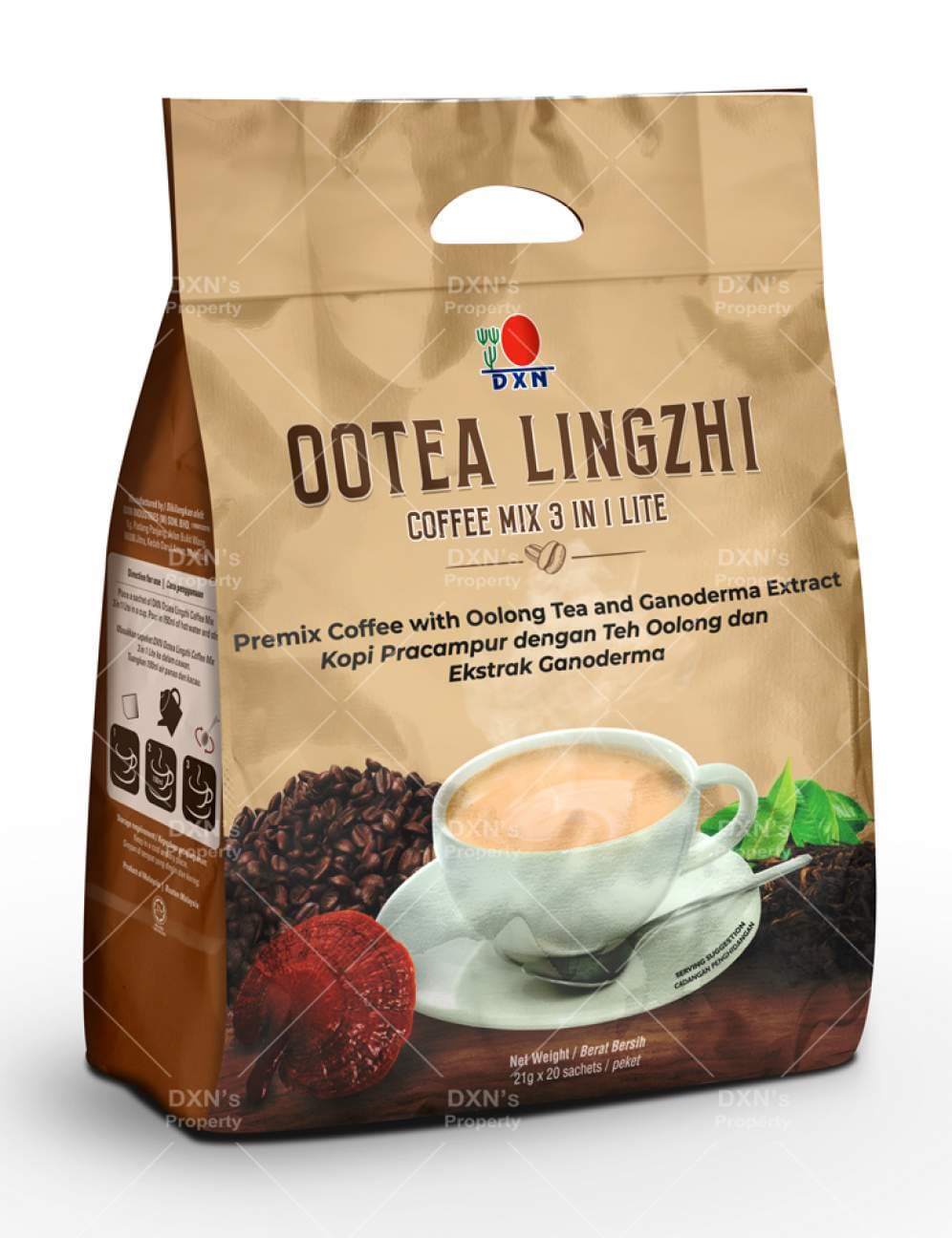 DXN Ootea Coffee 3 en 1 Lite