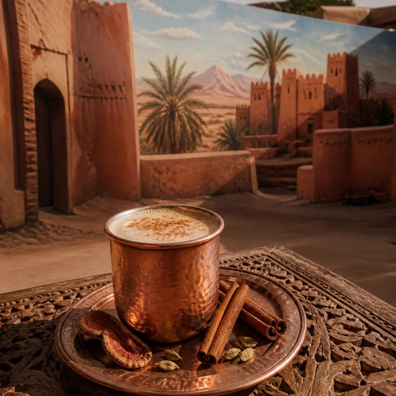 Adaptogenic Reishi Chai Latte, Ouarzazate